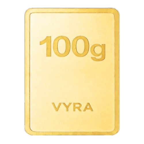 PG 100 Gram Gold Mint Bar 24k (99.9%)
